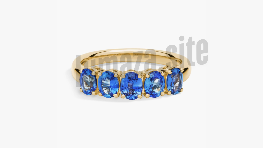 Blue Nile 5-Stone Oval Ring